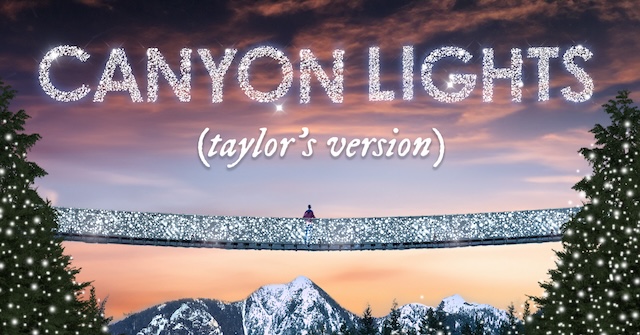 Swifties in Vancouver - Canyon Lights Taylors Version