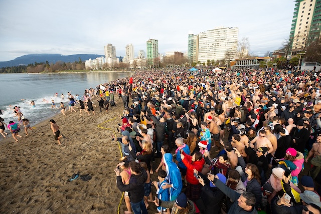 Vancouver Polar Bear Swim New Year's Day 2025