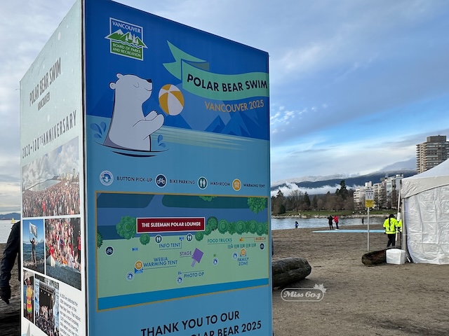 Vancouver Polar Bear Swim Sign Miss604