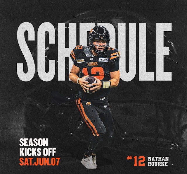 BC Lions 2025 season schedule