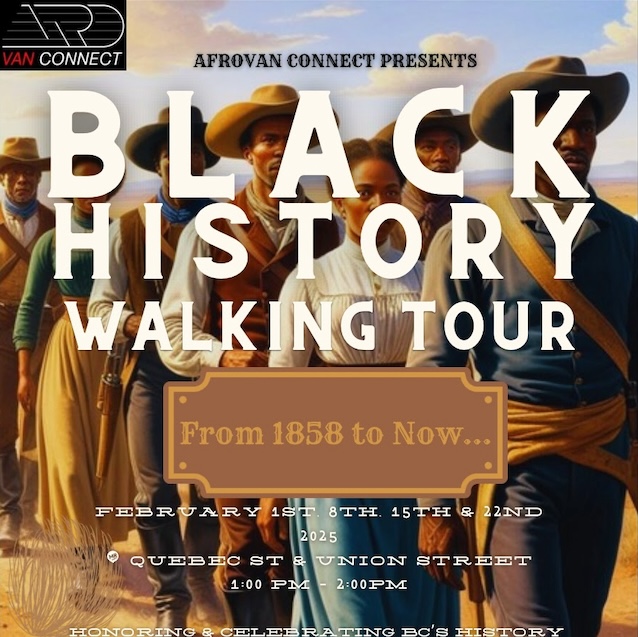 Black history walking tour of Vancouver February 2025