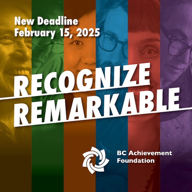 BC Achievement Foundation Nominations Open