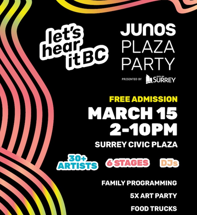 Juno Awards Concert Series Around BC