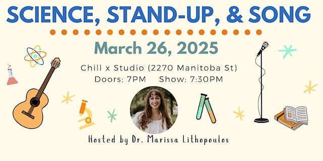 Science, Stand-Up, and Song Fundraiser in Vancouver