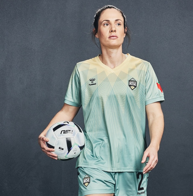 Vancouver Rise FC Kit Shannon Woeller