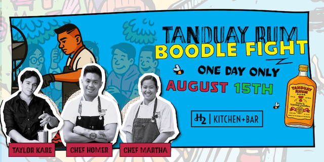 H2 Kitchen and Bar Tanduay Rum Boodle Fight