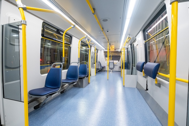 Mark V SkyTrain interior - TransLink Photo Submitted