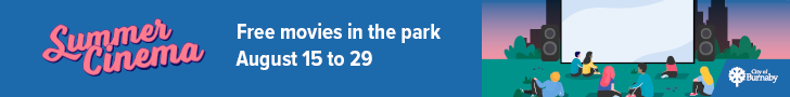 Free outdoor movies in Burnaby