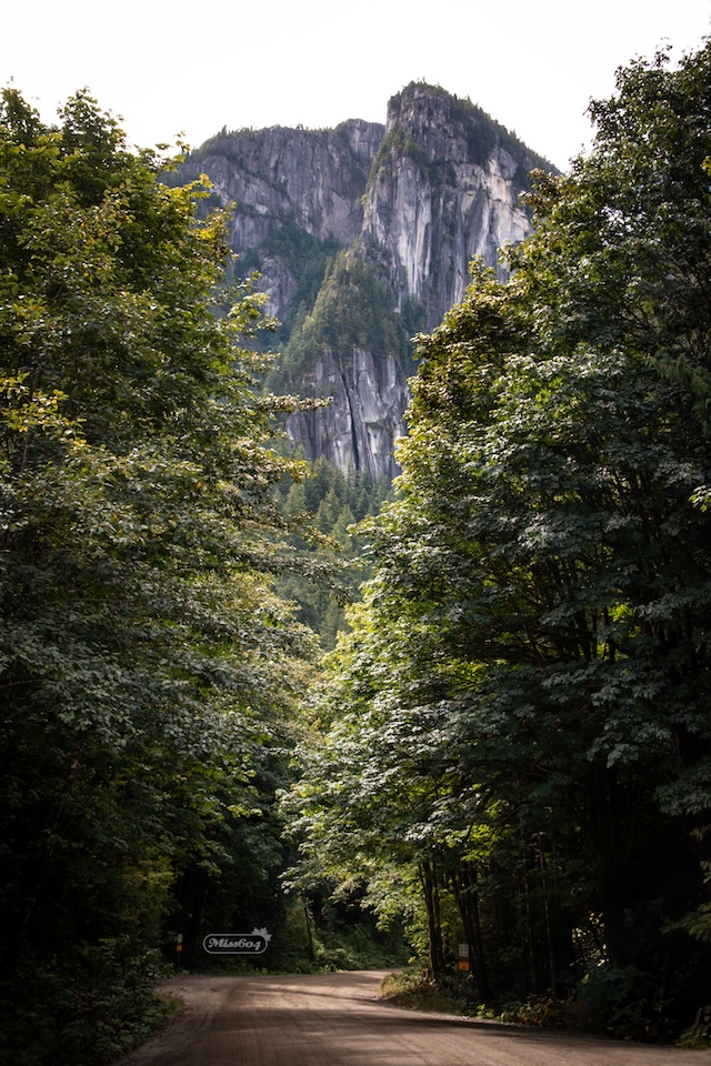 Views from the road from the Squamish Canyon