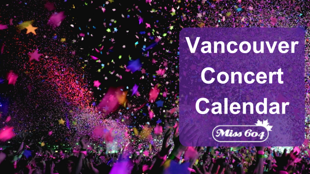 Vancouver Concert Calendar