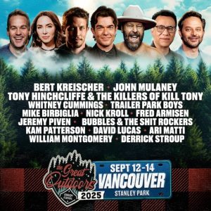 Great Outdoors Comedy Festival in Stanley Park Vancouver 2025