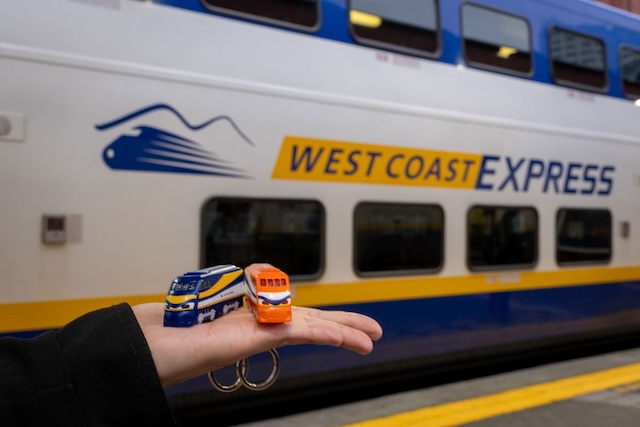 West Coast Express Compass Minis - Photo submitted by TransLink