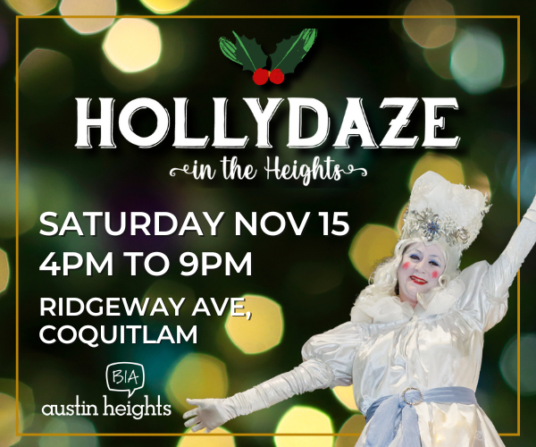 HollyDaze in the Heights, Free Event in Coquitlam November 15
