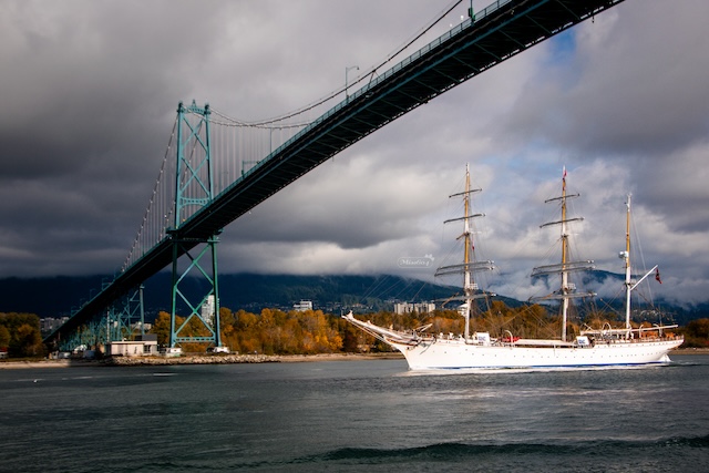Norwegian tall ship Statsraad Lehmkuhl - Photo by Miss604 Rebecca Bollwitt