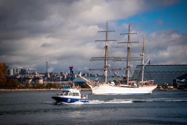 Norwegian tall ship Statsraad Lehmkuhl - Photo by Miss604 Rebecca Bollwitt