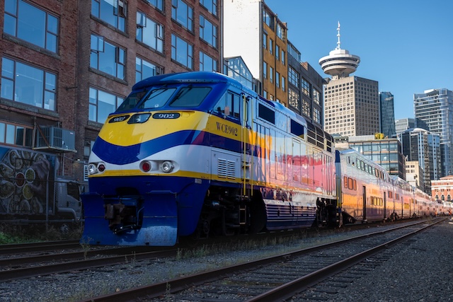 West Coast Express locomotive - Photo submitted by TransLink