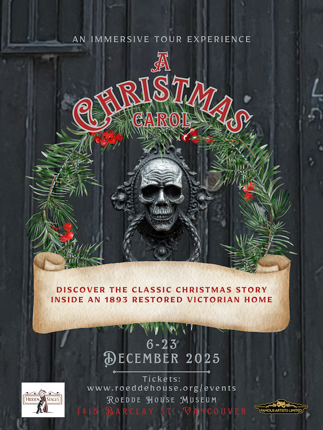 A Christmas Carol Downtown Vancouver Heritage Roedde House 2025