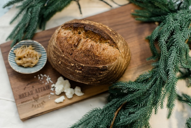 Asiago Caramelized Onion and Walnut Bread 2