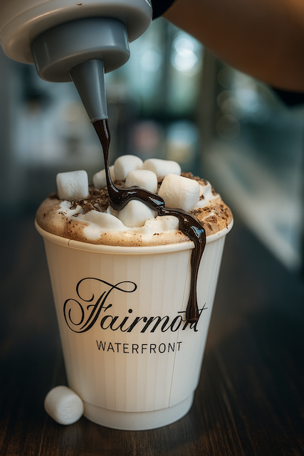 Hype Hot Chocolate collaboration with Fairmont Waterfront Vancouver