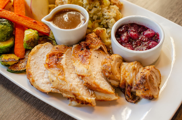 Provence Marinaside Holiday Turkey Meal and Sides