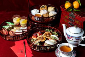 Fairmont Hotel Vancouver Lunar New Year Tea Display