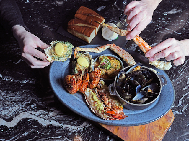 Atlas Steak + Fish Valentine's meal