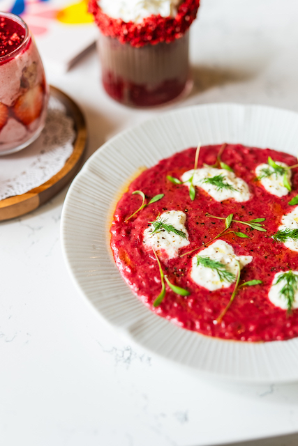 Loam Bistro Valentine's dish