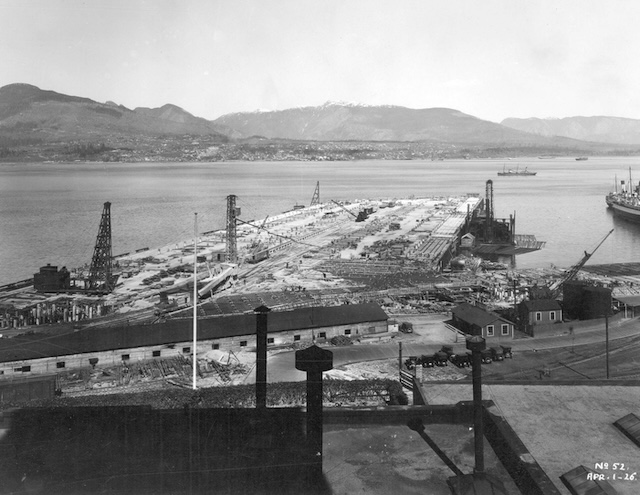 Pier Construction Vancouver 1926