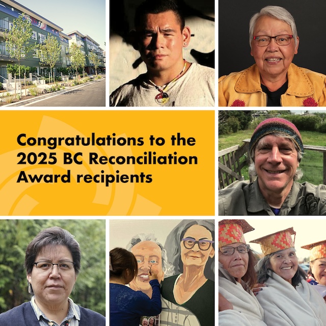 BC Achievement Reconciliation Awards 2025