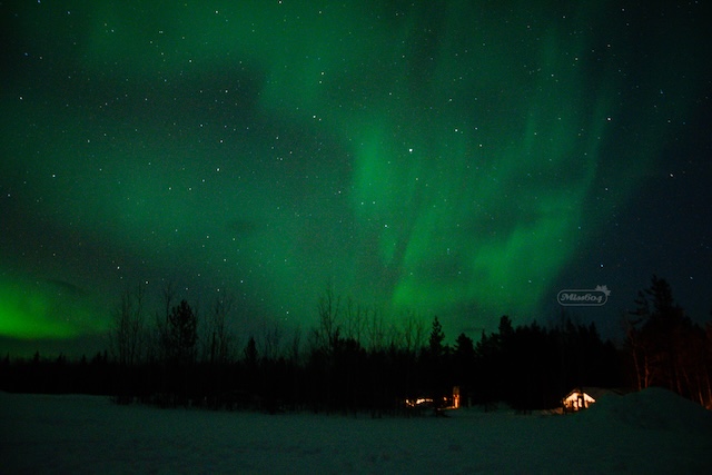 The viewing site outside of Whitehorse. Miss604 photo.