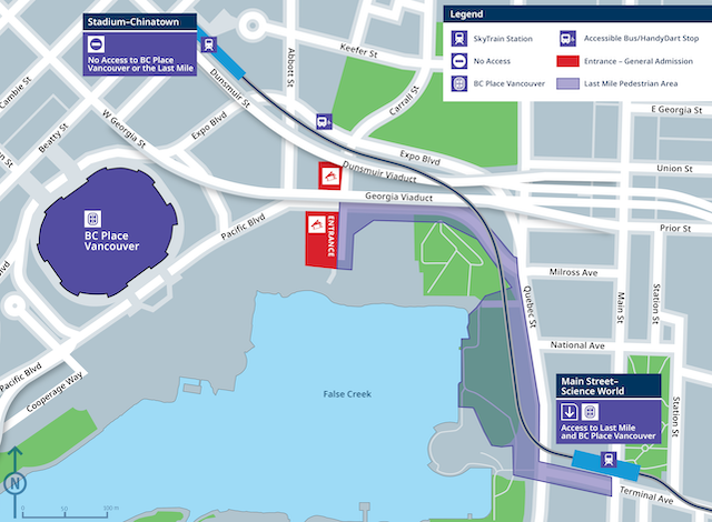 entrance to bc place fifa world cup vancouver