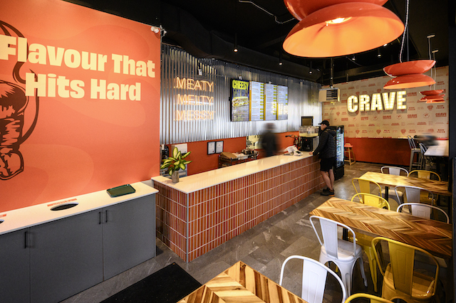 Crave Philly Cheesesteaks Interior Space