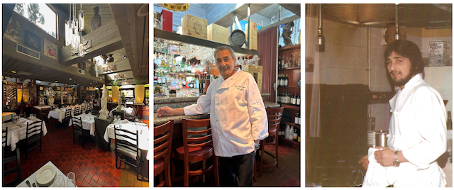 La Piazza Dario Ristorante Interior and Chef and Owner Claudio Ranallo