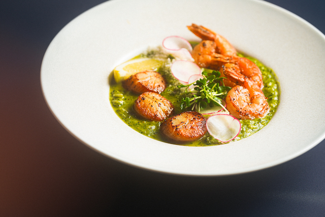 The Sequel coconut shrimp spring dish