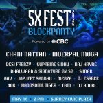 5X Fest Block Party in Surrey Free