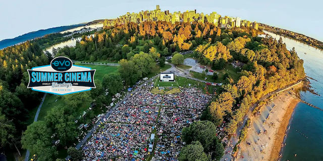 Free Outdoor Movies in Stanley Park Evo Summer Cinema Photo