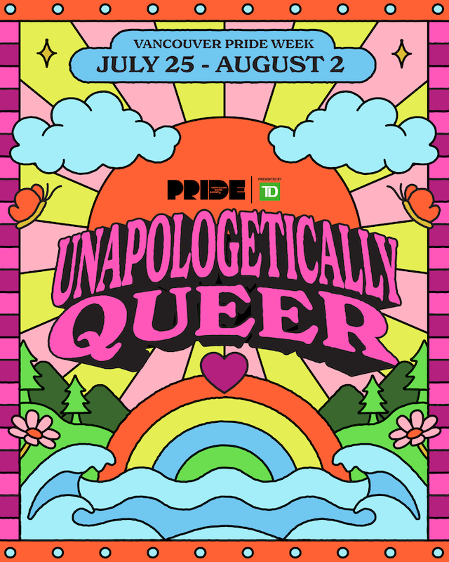Vancouver Pride 2026 Events Poster