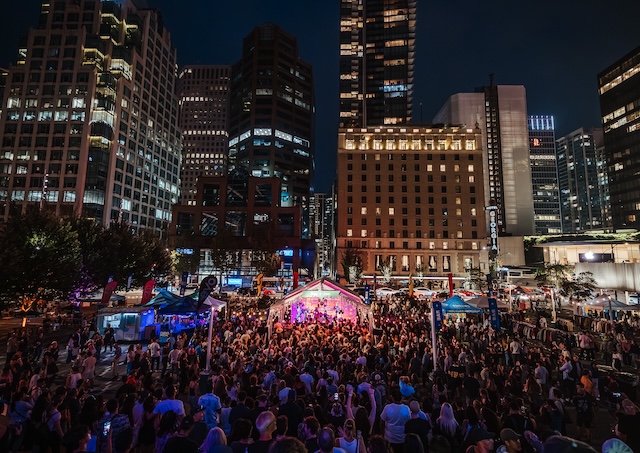 Public Disco Block Party Downtown Vancouver - Photo by Timothy Nguyen