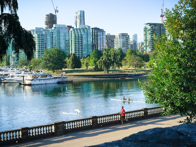 Running on the Seawall Miss604 Photo