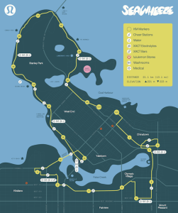 SeaWheeze Half Marathon Map Route