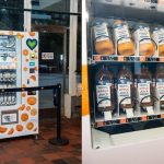 Vancouver Food Bank Vending Machines SkyTrain