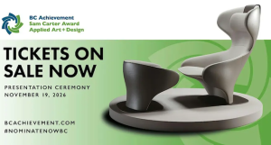 Sam Carter Award in Applied Art + Design 2026